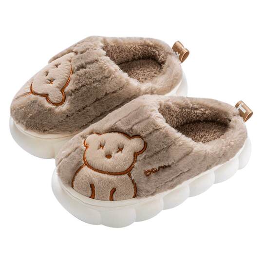 Daddy Pig Cartoon Anti-Slip Autumn and Winter Children's Cotton Slippers