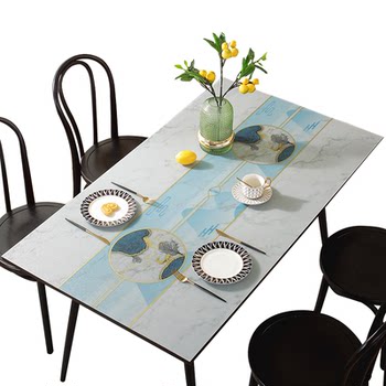 Opacity waterproof and scald-proof tea table mat plastic table cloth Opacity waterproof and scald-proof tea table mat plastic table cloth