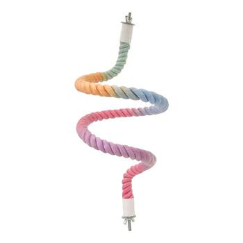 Parrot climbing rope rotating cotton rope pole swing toy