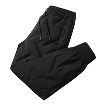 HM S CK down pants mens winter 2023 new mens outer wear light and warm white duck down pants for middle-aged and elderly people