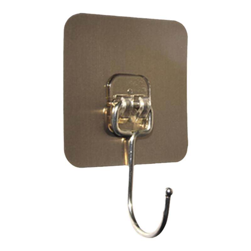 Traceless glue stainless steel large hook without punching for kitchen