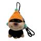 Genuine bee puppy bag pendant school bag pendant couple plush doll keychain ugly gift small doll