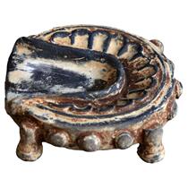 Han Dynasty Brick Inkstone Antique Pottery Study Room Four Treasures Inkstone Ornaments Antique Collection Artwork Old Goods Old Objects Decoration