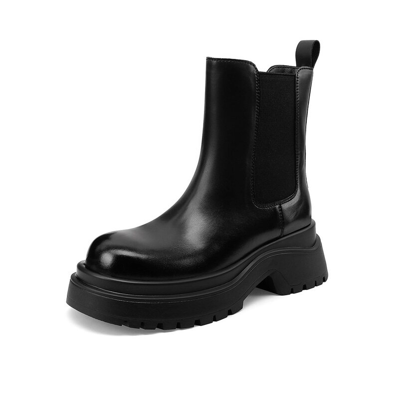 Saturday thick sole heightening all-match Martin boots for women