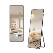 Internet celebrity full-length mirror bedroom home fitting mirror girls dressing mirror wall hanging three-dimensional large mirror wall hanging floor mirror