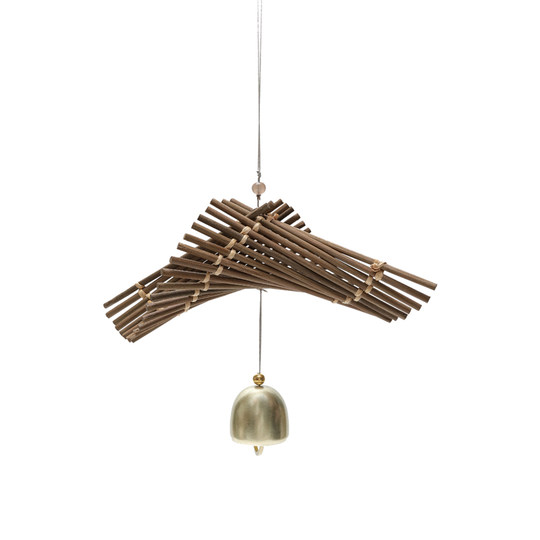 篾匠姑娘 竹帘风铃竹编DIY材料包非遗高端团建手工暖场庭院手作