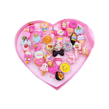 New product recommendation for children's plastic princess heart box ring