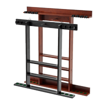 台球杆架放置架台球靠杆器壁挂式台球杆架桌球杆架实木球杆收纳架