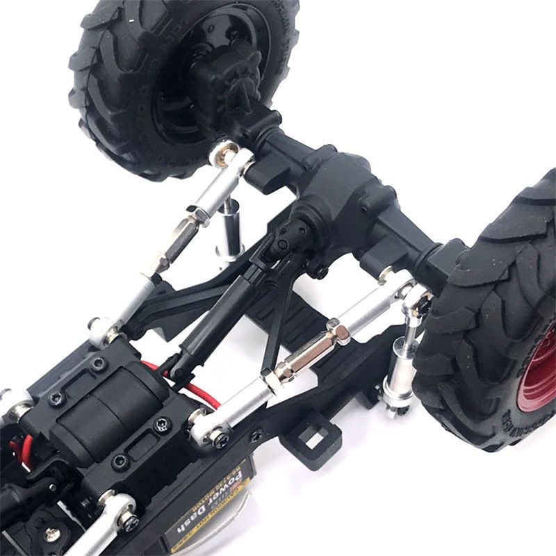 FMS 1/24 Xiaoqi FCX24 автомобильные аксессуары с дистанционным управлением, металлический рычаг амортизатора, рулевой шатун Изображение 1