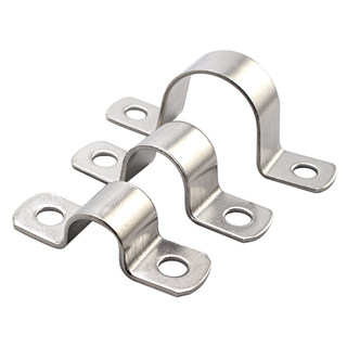 304 stainless steel thickened riding card ohm pipe clamp