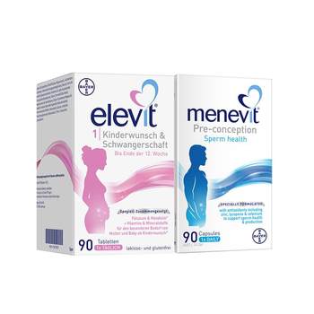Elevit 1 active folic acid for pregnant women + 90 tablets for men for pregnancy preparation