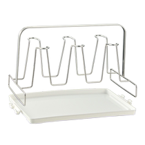 Light Luxurious Drain Cup Holder Living-room Tea Tray Tea Cup Containing Rack Table Top Cup Shelf Upside Down Hanging Cup Shelf 2018