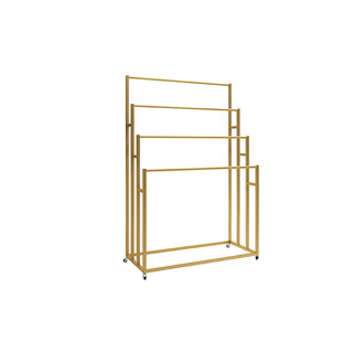 布料样品展示架可移动落地式展会架子布匹围巾裤子家纺包装纸展架