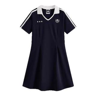 Kappa卡帕女裙2025夏季新款运动休闲简约复古百搭连衣裙K0F42QL03