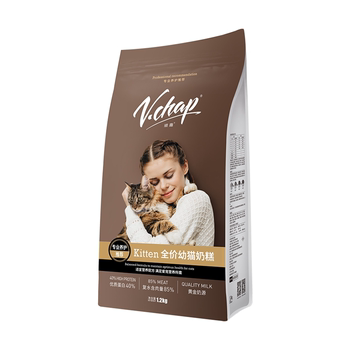 Naughty V.Chap Grain-free, Hypoallergenic, High-Protein High-Protein Pregnant Cat Milk Milk Cake ອາຫານແມວສຳລັບລູກແມວ Weaning Kittens 1.2kg/8kg