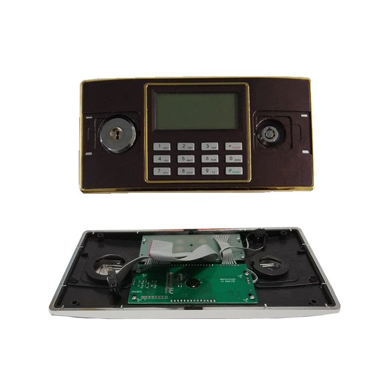 Lock cylinder fixed panel for safe electronic password lock
