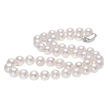 Genuine natural freshwater pearl necklace for women long style strong light