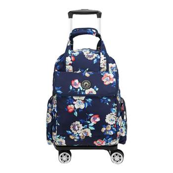 Universal aircraft wheel trolley travel bag backpack handbag short-distance luggage bag lightweight folding business trip boarding 18 ນິ້ວ