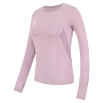Camel Yoga T-shirt Womens 2024 Autumn Fashionable Slim Sports Top Breathable Slim Knitted Long-Sleeved Shirt