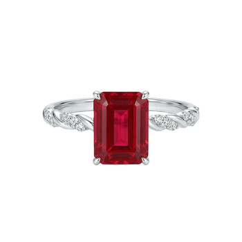 Leidy high-definition winding square diamond s925 silver plated with real gold