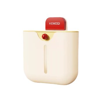 Suction cup plastic wrap cover storage box without punching wall hanging