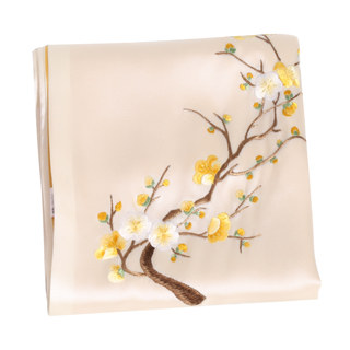 Digital silk scarves female spring and autumn wild Soviethenesia landscaping the mother gift box winter gift silk scarf