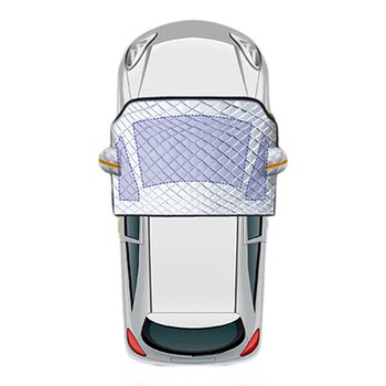 Car snow cover, front windshield, snow and freeze cover, sun protection, heat insulation, sunshade, windshield, car clothing, car cover, winter