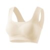 Summer ice silk traceless beauty vest style no steel ring sports sleeping ladies underwear for women thin gathering bra