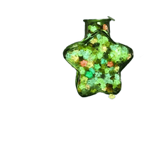 Star origami luminous writeable lucky five-pointed star wishing bottle fluorescent cute stacked star note