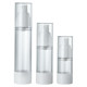 Vacuum dispensing bottle fine mist travel cosmetic lotion
