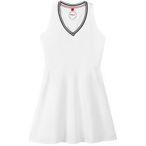 Wilson wilwin 2023 womens dress tennis dress fall breathable one-piece dress new sport tennis dress