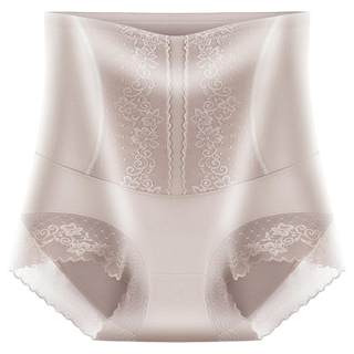 3条塑身内裤女收腹裤美体高腰女士内裤纯棉裆7A束腰蕾丝边三角裤