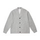 Heima Qizuo solid color waffle cardigan