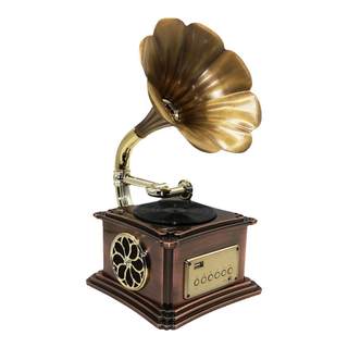 Cross-border retro copper horn gramophone vinyl record player professional Bluetooth speaker record player audio birthday gift