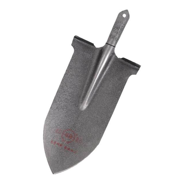 Thickened manganese steel shovel tip shovel for tree digging