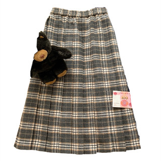 Versatile skirt wild ass pleated skirt long skirt college