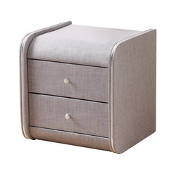 Fabric bedside table, simple and modern, fully furnished and free shipping, small apartment with lock, ultra-narrow mini storage soft bag bedside table