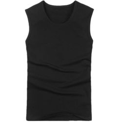 Korean version of pure cotton wide-band base sports tight vest for men's summer wide shoulder outer wear fitness sleeveless T-shirt waistcoat