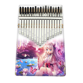 17音Kalimba初学拇指琴卡林巴琴便携式手指钢琴学生礼物网红乐器