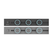 Philips track socket row plug removable slide rail plug rail kitchen living room wireless drag strip wiring board