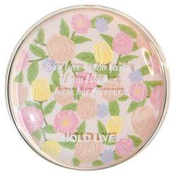 HOLD LIVE Flower Soft Mist Powder Oil Control Waterproof and Sweatproof Makeup Setting Base ຜົງແຕ່ງໜ້າຕິດທົນນານ