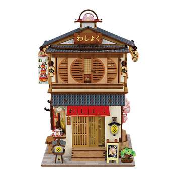 Qingfeng and food handmade building blocks diy assembly storage house