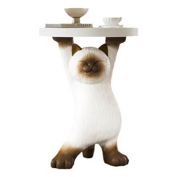 Van der rohe cat ornaments living room side table bluetooth speaker