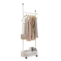 Clothes rack floor-standing bedroom multi-functional coat rack household removable simple internet celebrity iron clothes rack hanger