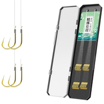 New short sub-wire double crochet hook tie-up sub-wire finished sleeves hook golden cuff Izu sea New Year wild catch crucian fish hook