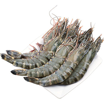 Super high quality! large, fresh and quick-frozen black tiger prawns