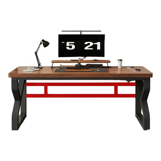 Solid wood computer desk student writing desk double e-sports table desktop bedroom home small simple desk