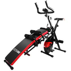 Baichuang Modular Fitness Equipment for Men and Women, Multifunctional Magnetic Control Spinning Bike, Abdominal and Waist Slimming Machine, Supine Board