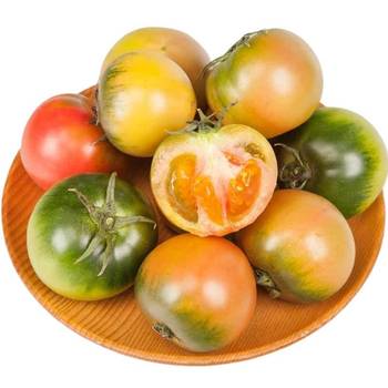 Authentic iron-bark persimmons, saline-alkali iron-barrel tomatoes, green strawberry persimmons, fresh fruit tomatoes, freshly picked and grown