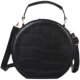 Mariya Stone Pattern Casual Versatile Contrast Color Round Bag
